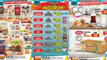 A101 Aktüel 28 Eylül - 4 Ekim 2024 Kataloğu! Çay Seti,  Ağız bakım ürünlerinde %40 indirim