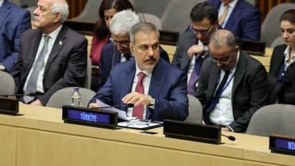 Bakan Fidan: "İki devletli çözümü uygulamak için İsrail'in iyi niyetini bekleyemeyiz"