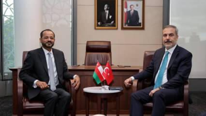 Bakan Fidan, Ummanlı mevkidaşı ile bir araya geldi