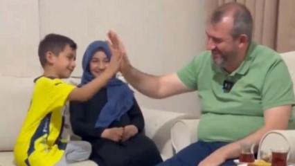 Başkan Demir'in Fenerbahçeli çocukla olan diyaloğu gülümsetti!