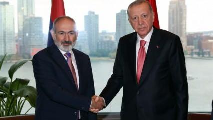 Cumhurbaşkanı Erdoğan, Ermenistan Başbakanı Paşinyan'ı kabul etti