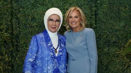 Emine Erdoğan, Jill Biden'ın ev sahipliğindeki öğle yemeğine katıldı