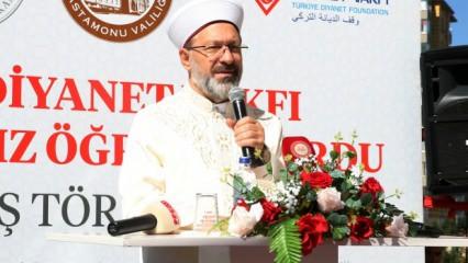 Erbaş: Bizim ilmimiz yaşatmak için, öldürmek için değil