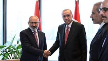 Erdoğan'la görüşen Paşinyan ilk somut adımı da attı