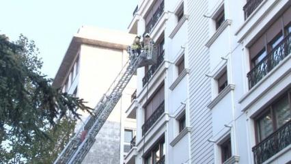 Kadıköy'de 8 katlı apartmanda yangın: 1 ölü!