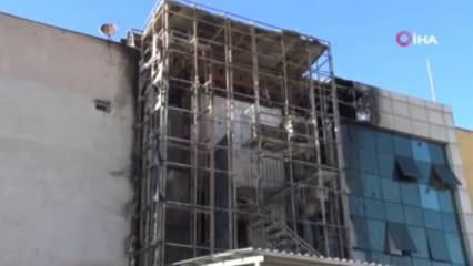 Klimadan çıkan yurttaki yangın kısa sürede söndürüldü