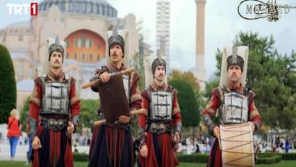 Mehmed Fetihler Sultanı tanıtım filmi çekimine yoğun ilgi! Herkes o görüntüleri konuşuyor