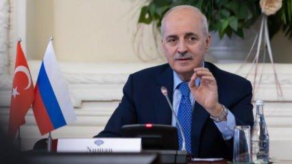 Numan Kurtulmuş'tan Rusya'da stratejik sözler: Yeni dünya sisteminin...