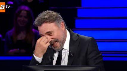 Oktay Kaynarca yarışmada kahkaha attı! İşte Kim Milyoner Olmak İster'de o anlar...