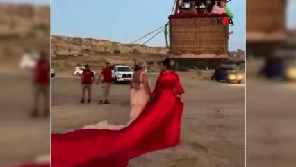 Rezillik! Düğün fotoğrafı çekimi için yapılanlar pes dedirtti...