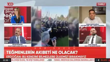 Sinan Burhan'dan CHP'li Bağcıoğlu'na 'Canan Kaftancıoğlu' sorusu! Cevap veremedi...