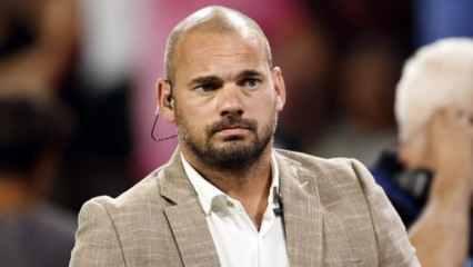 Wesley Sneijder'den Beşiktaşlı isme olay sözler: Kendinden utanmalı
