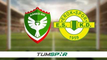 Amedspor - Esenler Erokspor maçı bugün mü? Amedspor - Esenler Erokspor hangi kanalda, saat kaçta?