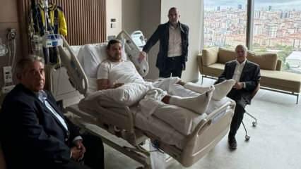 Aziz Yıldırım'dan silahlı saldırıya uğrayan Serhat Akın'a ziyaret