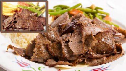 Dışarıda yediklerinizden farksız: Evde et döner nasıl yapılır?
