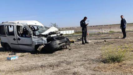 Konya'da feci kaza: 2 ölü, 3 yaralı!