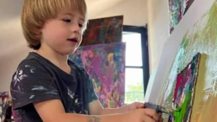 'Küçük Picasso'nun tablolarına değer biçilemiyor! Dudak uçuklatan fiyata satıldı....