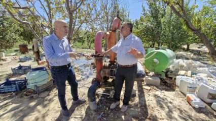 Kuyulardan tuzlu su çıkması çiftçileri korkuttu