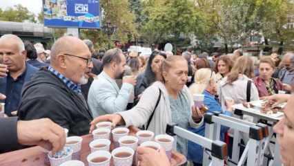 MEB’den protesto düzenleyen CHP'lilere çay, simit ikramı
