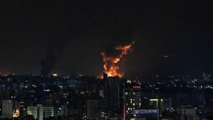 Katil İsrail Lübnan'ı bombaladı! Lübnanlılara skandal talimat! Çok şiddetli patlamalar...