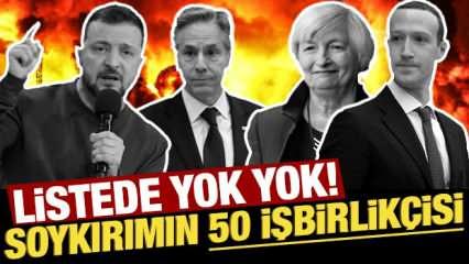 Soykırımın 50 işbirlikçisi: Listede yok yok!