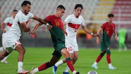 1-0'ı koruyamayan U20 Milli Takımımız, Portekiz'e boyun eğdi
