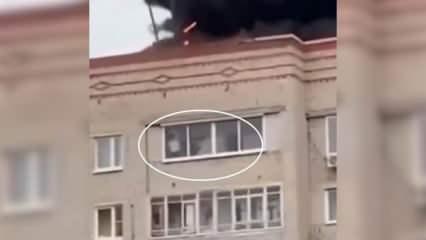 Alevlerden korkmayan kadının yaptığı temizlik gündem oldu! 