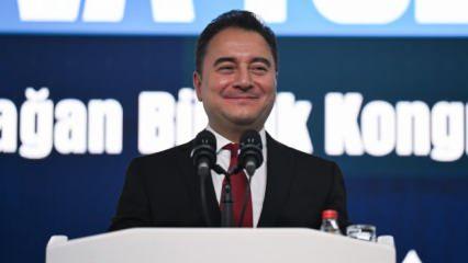 Ali Babacan yeniden seçildi! Muhalefete yüklendi! iş birliği mesajı verdi