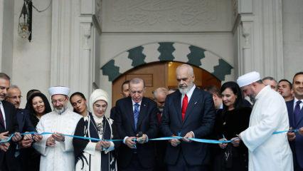 Balkanların en büyüğü! Namazgah Camii Cumhurbaşkanı Erdoğan’ın katılımıyla açıldı