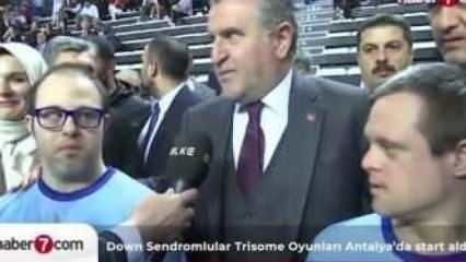 Down Sendromlular Trisome Oyunları Antalya’da başladı