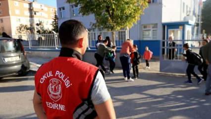 Edirne'de "okul polisi" hem velilere hem öğrencilere güven veriyor