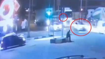 Feci kaza anı! Trafikteki kural ihlali hayatına mal oldu...