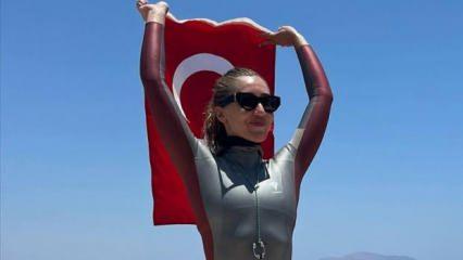 Milli sporcu Şahika Ercümen Türkiye rekoru kırdı