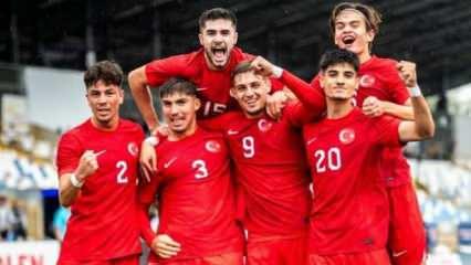 Sabri Sarıoğlu yönetimindeki genç millilerden gol yağmuru!