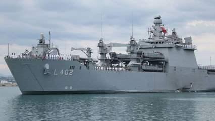 TCG Bayraktar ve TCG Sancaktar gemileri Beyrut'a gitti! 2 bin 500 kişi tahliye ediliyor