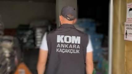 Ankara'da dev operasyon: Tam 17 ton 484 litre...
