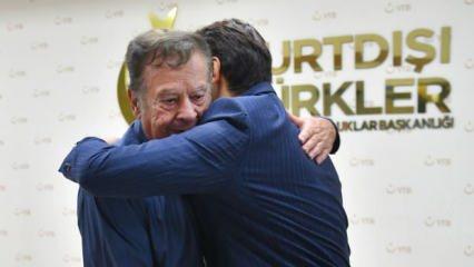 Osmanlı torunu Mehmed Ali Bey'in oğlu YTB'yi ziyaret etti