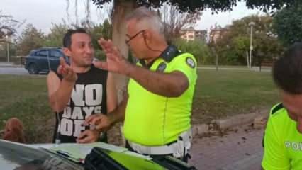 ABD'den gelen alkollü sürücüden Türk polisini sinirlendiren soru