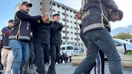 Daltonlar ve Barış Boyun suç örgütü üyesi 157 şüpheli adliyeye sevk edildi