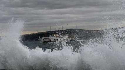 İstanbul'da bazı vapur seferleri iptal