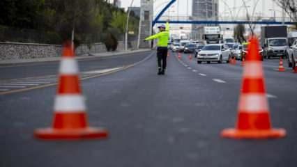 İstanbul'da yarın bazı yollar trafiğe kapatılacak!