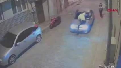 İzmir'de akılalmaz olay! Polisi 300 metre kaputun üzerinde götürdü