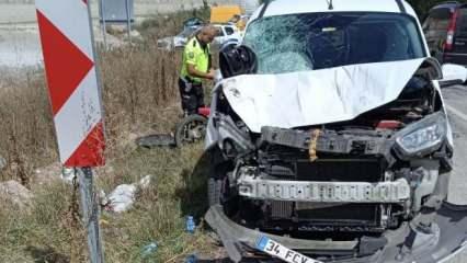 Kazada yaralanan motosiklet sürücüsü, 33 gün sonra hayatını kaybetti