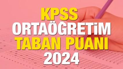 KPSS ortaöğretim taban puanı 2024! ÖSYM Kamu personeli kadroları