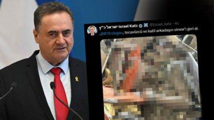 Son dakika... Dışişleri Bakanı Israel Katz'dan küstah Erdoğan paylaşımı!