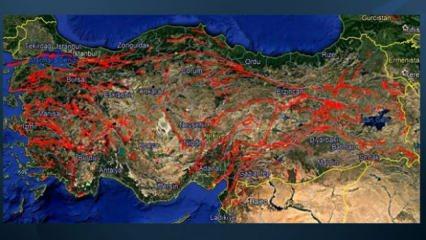 Türkiye diri fay haritası GÜNCEL! Diri fay geçen yüksek riskli il ve ilçeler nerelerdir?