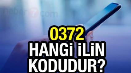 0372 numaralı telefon kodu hangi ile ait? 372 telefon kodu nereden geliyor?