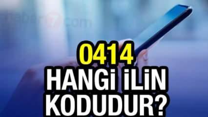  0414 numaralı telefon alan kodu hangi şehre ait? 414 alan kodu nereden geliyor?
