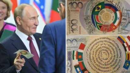 Putin'in elindeki "BRICS banknotu" gündem oldu