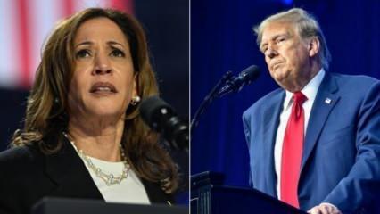 ABD'de yapılan son ankette Trump ile Harris yüzde 48 oy oranı ile eşit çıktı